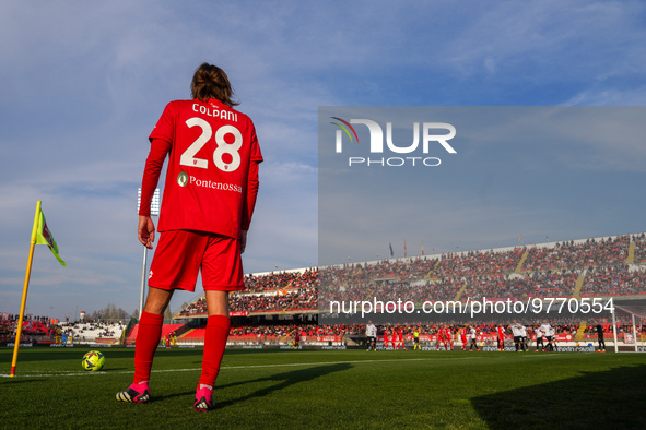 Andrea Colpani (#28 AC Monza) during AC Monza against US Cremonese, Serie A, at U-Power Stadium in Monza on March, 18th 2023. 