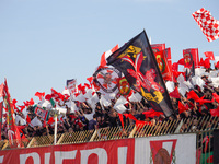 Team of AC Monza fans during AC Monza against US Cremonese, Serie A, at U-Power Stadium in Monza on March, 18th 2023. (