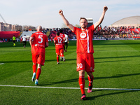 Carlos Augusto (#30 AC Monza) goal celebrate during AC Monza against US Cremonese, Serie A, at U-Power Stadium in Monza on March, 18th 2023....