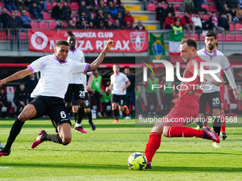 Carlos Augusto (#30 AC Monza) score goal during AC Monza against US Cremonese, Serie A, at U-Power Stadium in Monza on March, 18th 2023. (