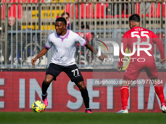 David Okereke (#77 Cremonese) during AC Monza against US Cremonese, Serie A, at U-Power Stadium in Monza on March, 18th 2023. (