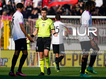 Antonio Giua, referee, during AC Monza against US Cremonese, Serie A, at U-Power Stadium in Monza on March, 18th 2023. (