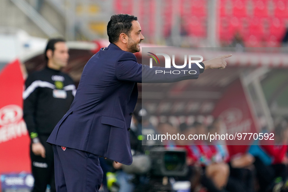 Raffaele Palladino, Head Coach (AC Monza) during AC Monza against US Cremonese, Serie A, at U-Power Stadium in Monza on March, 18th 2023. 