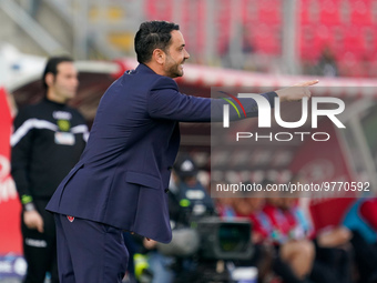 Raffaele Palladino, Head Coach (AC Monza) during AC Monza against US Cremonese, Serie A, at U-Power Stadium in Monza on March, 18th 2023. (