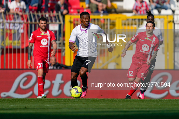 David Okereke (#77 Cremonese) during AC Monza against US Cremonese, Serie A, at U-Power Stadium in Monza on March, 18th 2023. 