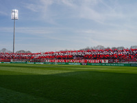 Team of AC Monza fans during AC Monza against US Cremonese, Serie A, at U-Power Stadium in Monza on March, 18th 2023. (