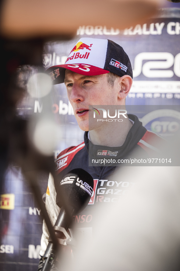 EVANS Elfyn (GBR), TOYOTA GR Yaris Rally1 Hybrid, portrait during the Rally Guanajuato Mexico 2023, 3rd round of the 2023 WRC World Rally Ca...