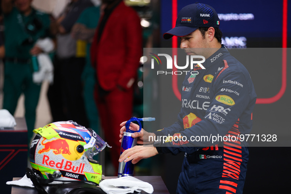 PEREZ Sergio (mex), Red Bull Racing RB19, portrait during the Formula 1 STC Saudi Arabian Grand Prix 2023, 2nd round of the 2023 Formula One...