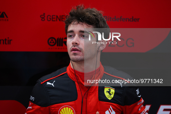 LECLERC Charles (mco), Scuderia Ferrari SF-23, portrait during the Formula 1 STC Saudi Arabian Grand Prix 2023, 2nd round of the 2023 Formul...