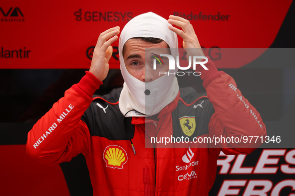 LECLERC Charles (mco), Scuderia Ferrari SF-23, portrait during the Formula 1 STC Saudi Arabian Grand Prix 2023, 2nd round of the 2023 Formul...