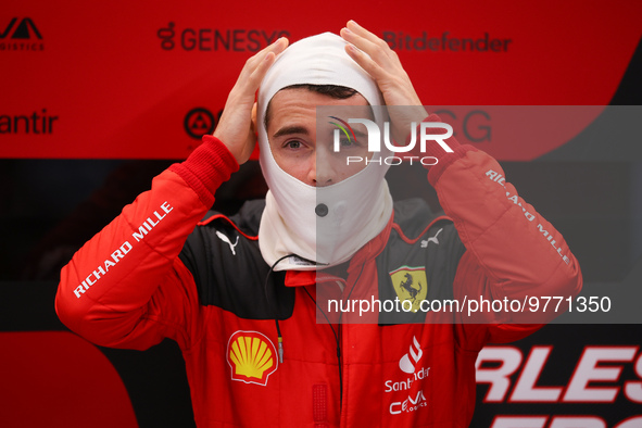 LECLERC Charles (mco), Scuderia Ferrari SF-23, portrait during the Formula 1 STC Saudi Arabian Grand Prix 2023, 2nd round of the 2023 Formul...