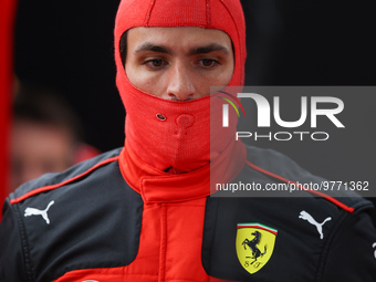 SAINZ Carlos (spa), Scuderia Ferrari SF-23, portrait during the Formula 1 STC Saudi Arabian Grand Prix 2023, 2nd round of the 2023 Formula O...