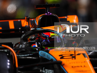 81 PIASTRI Oscar (aus), McLaren F1 Team MCL60, action during the Formula 1 STC Saudi Arabian Grand Prix 2023, 2nd round of the 2023 Formula...