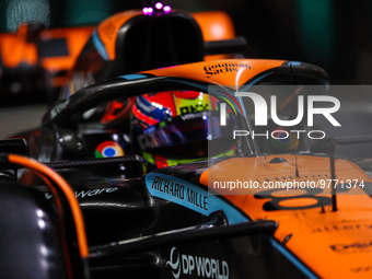 81 PIASTRI Oscar (aus), McLaren F1 Team MCL60, action during the Formula 1 STC Saudi Arabian Grand Prix 2023, 2nd round of the 2023 Formula...