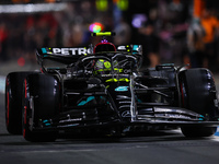 44 HAMILTON Lewis (gbr), Mercedes AMG F1 Team W14, action during the Formula 1 STC Saudi Arabian Grand Prix 2023, 2nd round of the 2023 Form...