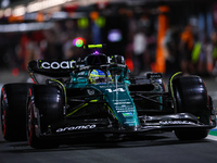 14 ALONSO Fernando (spa), Aston Martin F1 Team AMR23, action during the Formula 1 STC Saudi Arabian Grand Prix 2023, 2nd round of the 2023 F...