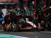 20 MAGNUSSEN Kevin (den), Haas F1 Team VF-23 Ferrari, action during the Formula 1 STC Saudi Arabian Grand Prix 2023, 2nd round of the 2023 F...