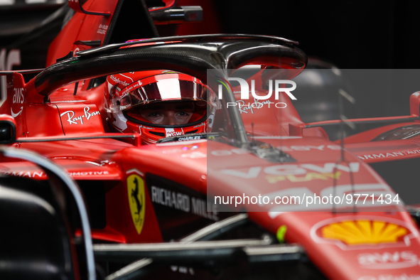 LECLERC Charles (mco), Scuderia Ferrari SF-23, portrait during the Formula 1 STC Saudi Arabian Grand Prix 2023, 2nd round of the 2023 Formul...