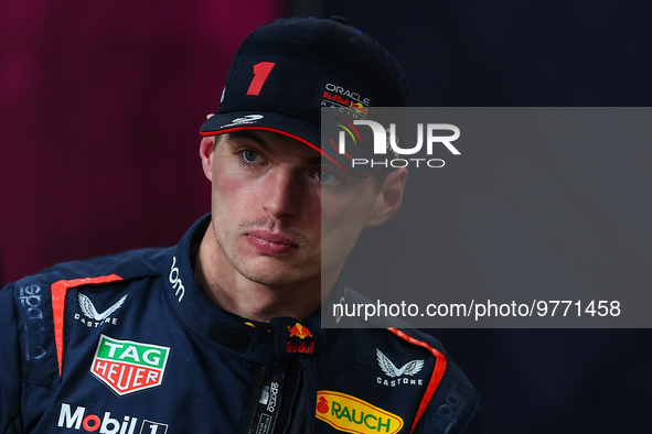 VERSTAPPEN Max (ned), Red Bull Racing RB19, portrait during the Formula 1 STC Saudi Arabian Grand Prix 2023, 2nd round of the 2023 Formula O...