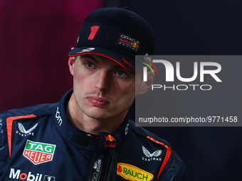 VERSTAPPEN Max (ned), Red Bull Racing RB19, portrait during the Formula 1 STC Saudi Arabian Grand Prix 2023, 2nd round of the 2023 Formula O...