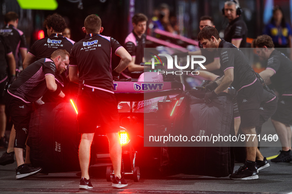 10 GASLY Pierre (fra), Alpine F1 Team A523, actionduring the Formula 1 STC Saudi Arabian Grand Prix 2023, 2nd round of the 2023 Formula One...