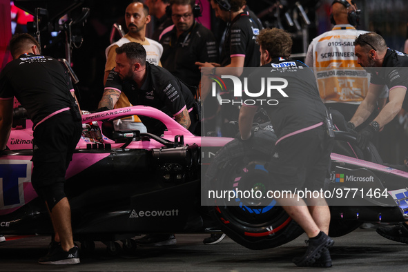 10 GASLY Pierre (fra), Alpine F1 Team A523, action during the Formula 1 STC Saudi Arabian Grand Prix 2023, 2nd round of the 2023 Formula One...