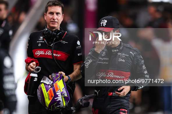 ZHOU Guanyu (chi), Alfa Romeo F1 Team Stake C43, portrait during the Formula 1 STC Saudi Arabian Grand Prix 2023, 2nd round of the 2023 Form...