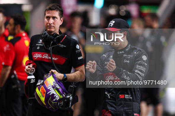 ZHOU Guanyu (chi), Alfa Romeo F1 Team Stake C43, portrait during the Formula 1 STC Saudi Arabian Grand Prix 2023, 2nd round of the 2023 Form...