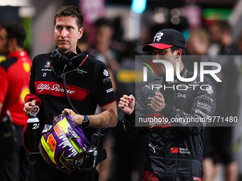 ZHOU Guanyu (chi), Alfa Romeo F1 Team Stake C43, portrait during the Formula 1 STC Saudi Arabian Grand Prix 2023, 2nd round of the 2023 Form...