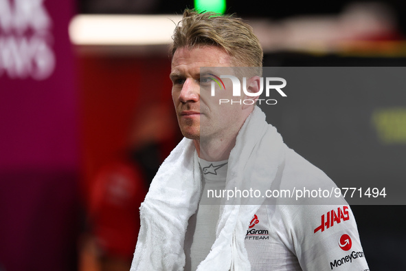 HULKENBERG Nico (ger), Haas F1 Team VF-23 Ferrari, portrait during the Formula 1 STC Saudi Arabian Grand Prix 2023, 2nd round of the 2023 Fo...