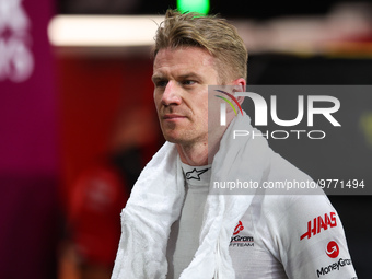 HULKENBERG Nico (ger), Haas F1 Team VF-23 Ferrari, portrait during the Formula 1 STC Saudi Arabian Grand Prix 2023, 2nd round of the 2023 Fo...