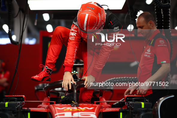 LECLERC Charles (mco), Scuderia Ferrari SF-23, portrait during the Formula 1 STC Saudi Arabian Grand Prix 2023, 2nd round of the 2023 Formul...