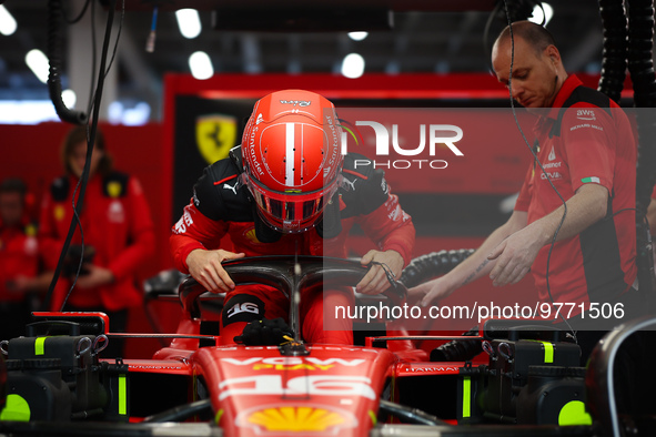 LECLERC Charles (mco), Scuderia Ferrari SF-23, portrait during the Formula 1 STC Saudi Arabian Grand Prix 2023, 2nd round of the 2023 Formul...