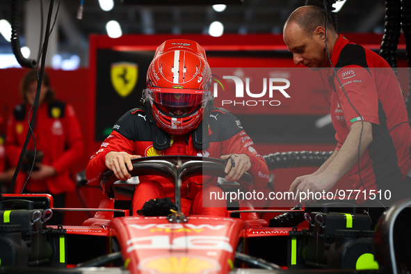 LECLERC Charles (mco), Scuderia Ferrari SF-23, portrait during the Formula 1 STC Saudi Arabian Grand Prix 2023, 2nd round of the 2023 Formul...