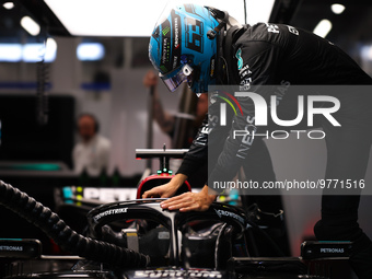 RUSSELL George (gbr), Mercedes AMG F1 Team W14, portrait during the Formula 1 STC Saudi Arabian Grand Prix 2023, 2nd round of the 2023 Formu...