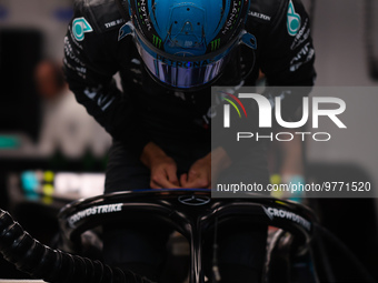 RUSSELL George (gbr), Mercedes AMG F1 Team W14, portrait during the Formula 1 STC Saudi Arabian Grand Prix 2023, 2nd round of the 2023 Formu...