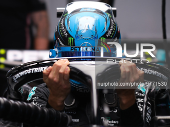 RUSSELL George (gbr), Mercedes AMG F1 Team W14, portrait during the Formula 1 STC Saudi Arabian Grand Prix 2023, 2nd round of the 2023 Formu...