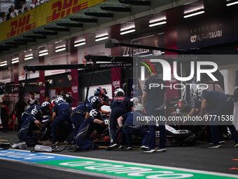 21 DE VRIES Nyck (ned), Scuderia AlphaTauri AT04, action during the Formula 1 STC Saudi Arabian Grand Prix 2023, 2nd round of the 2023 Formu...