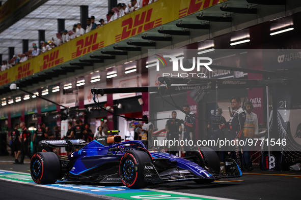 02 SARGEANT Logan (usa), Williams Racing FW45, action during the Formula 1 STC Saudi Arabian Grand Prix 2023, 2nd round of the 2023 Formula...