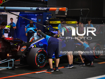 23 ALBON Alexander (tha), Williams Racing FW45, action during the Formula 1 STC Saudi Arabian Grand Prix 2023, 2nd round of the 2023 Formula...