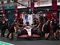 27 HULKENBERG Nico (ger), Haas F1 Team VF-23 Ferrari, action during the Formula 1 STC Saudi Arabian Grand Prix 2023, 2nd round of the 2023 F...