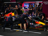 01 VERSTAPPEN Max (nld), Red Bull Racing RB19, action during the Formula 1 STC Saudi Arabian Grand Prix 2023, 2nd round of the 2023 Formula...