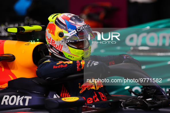 PEREZ Sergio (mex), Red Bull Racing RB19, portrait during the Formula 1 STC Saudi Arabian Grand Prix 2023, 2nd round of the 2023 Formula One...