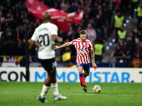 Mario Hermoso during La Liga match between Atletico de Madrid and Valencia CF at Civitas Metropolitano on March 18, 2023 in Madrid, Spain. (