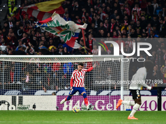 Josema Gimenez during La Liga match between Atletico de Madrid and Valencia CF at Civitas Metropolitano on March 18, 2023 in Madrid, Spain....