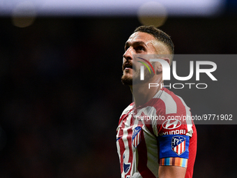 Koke during La Liga match between Atletico de Madrid and Valencia CF at Civitas Metropolitano on March 18, 2023 in Madrid, Spain. (