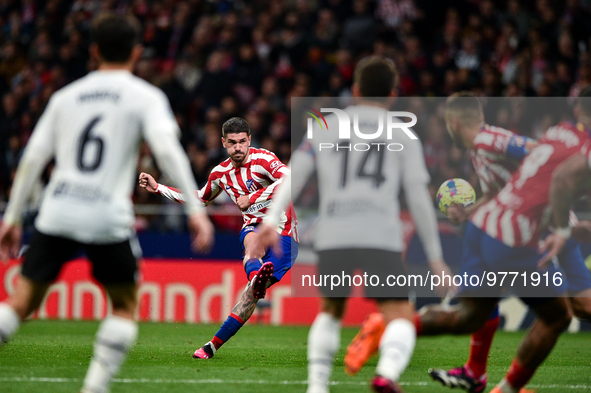 Rodrigo de Paul during La Liga match between Atletico de Madrid and Valencia CF at Civitas Metropolitano on March 18, 2023 in Madrid, Spain....