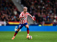 Antoine Griezmann during La Liga match between Atletico de Madrid and Valencia CF at Civitas Metropolitano on March 18, 2023 in Madrid, Spai...