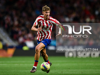 Marcos Llorente during La Liga match between Atletico de Madrid and Valencia CF at Civitas Metropolitano on March 18, 2023 in Madrid, Spain....