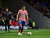 Nahuel Molina during La Liga match between Atletico de Madrid and Valencia CF at Civitas Metropolitano on March 18, 2023 in Madrid, Spain. (